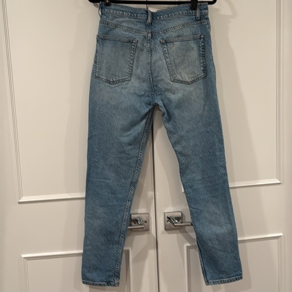 Reformation Organic Cotton High Rise Straight Leg Maya Wash Jeans Size 29 - Picture 14 of 14